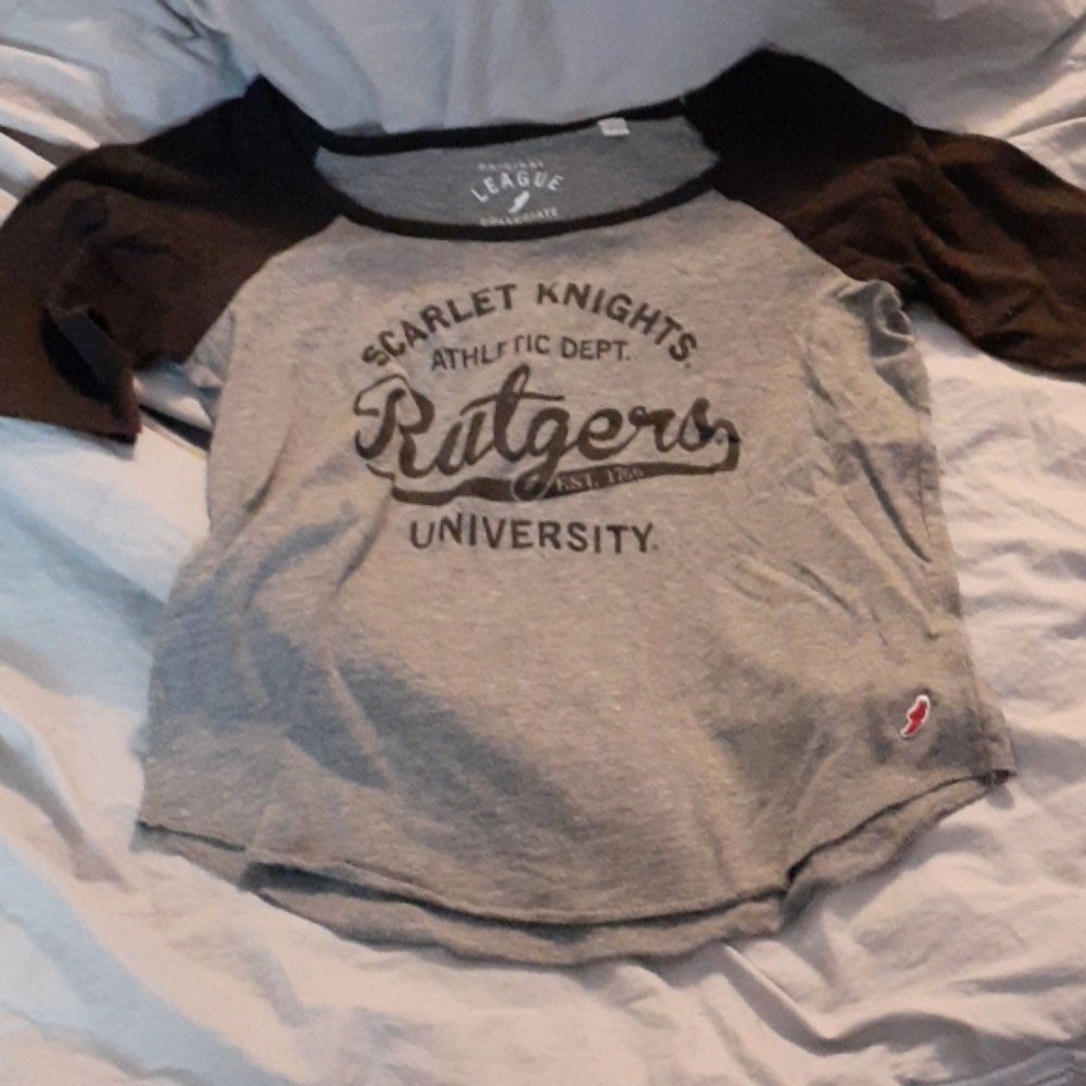 Rutgers raglan tee